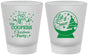 Custom Christmas Frosted Shot Glasses - Lets Get Lit | 280051