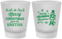 Custom Christmas Frosted Shot Glasses - Snowflakes | 280053