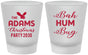 Custom Christmas Frosted Shot Glasses - Bah Hum Bug | 280058