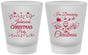 Custom Christmas Frosted Shot Glasses - Wine | 280068