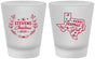 Custom Christmas Frosted Shot Glasses - Texmas Yall | 280074