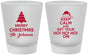 Custom Christmas Frosted Shot Glasses - Ho Ho Ho | 280076