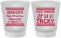 Custom Christmas Frosted Shot Glasses - Eat Drink Tacky | 280082