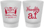 Custom Christmas Frosted Shot Glasses - Naughty Af | 280084