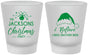 Custom Christmas Frosted Shot Glasses - Santa Claus | 280085