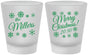 Custom Christmas Frosted Shot Glasses - Snowflakes | 280089
