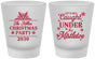 Custom Christmas Frosted Shot Glasses - Mistletoe | 280092
