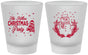 Custom Christmas Frosted Shot Glasses - Snowman | 280096