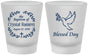 Custom Baptism Frosted Shot Glasses - Blessed Day | 290006