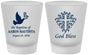 Custom Baptism Frosted Shot Glasses - God Bless | 290007
