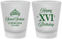 Custom 16th Birthday Frosted Shot Glasses - Tiara | 300002