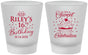 Custom 16th Birthday Frosted Shot Glasses - Cupcake | 300006