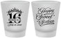 Custom 16th Birthday Frosted Shot Glasses - Tiara | 300008