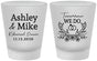 Custom Rehearsal Dinner Frosted Shot Glasses - Tomorrow We Do | 30002