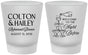 Custom Rehearsal Dinner Frosted Shot Glasses - The Night Before | 30007