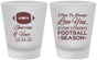 Custom Wedding Frosted Shot Glasses - Football | 302