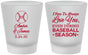 Custom Wedding Frosted Shot Glasses - Baseball | 303