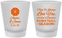 Custom Wedding Frosted Shot Glasses - Basketball | 304