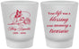 Custom Memorial Frosted Shot Glasses - Life Blessing Memory | 310005