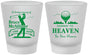 Custom Memorial Frosted Shot Glasses - Fairway To Heavens | 310008