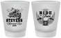 Custom Memorial Frosted Shot Glasses - Ride In Peace | 310015