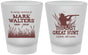 Custom Memorial Frosted Shot Glasses - The Last Great Hunt | 310020