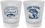 Custom Memorial Frosted Shot Glasses - Gone Fishing | 310022