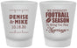 Custom Wedding Frosted Shot Glasses - We Interrupt Football | 314