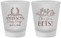 Custom Derby Day Frosted Shot Glasses - Place Your Bets | 320003