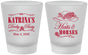 Custom Derby Day Frosted Shot Glasses - Hats And Horses | 320005