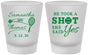 Custom Wedding Frosted Shot Glasses - Took A Shot Tennis | 321