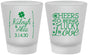 Custom Wedding Frosted Shot Glasses - Lucky In Love | 328