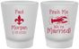 Custom Wedding Frosted Shot Glasses - Crawfish Boil | 330