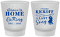 Custom Homecoming Frosted Shot Glasses - From Kickoff To Last Song | 330018