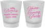Custom Homecoming Frosted Shot Glasses - Hoco Queen Vote | 330022