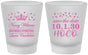 Custom Homecoming Frosted Shot Glasses - Hoco Queen Vote | 330024