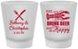 Custom Wedding Frosted Shot Glasses - Crawfish Boil | 332