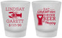 Custom Wedding Frosted Shot Glasses - Crawfish Boil | 333
