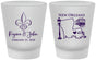 Custom Wedding Frosted Shot Glasses - New Orleans | 334