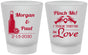 Custom Wedding Frosted Shot Glasses - Crawfish Boil Pinch Me | 337