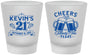 Custom 21st Birthday Frosted Shot Glasses - Cheers To Twenty One Years | 340000