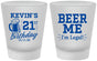 Custom 21st Birthday Frosted Shot Glasses - Beer Me I Am Legal | 340014