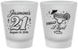 Custom 21st Birthday Frosted Shot Glasses - Finally Legal | 340018