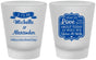 Custom Wedding Frosted Shot Glasses - Love Story | 359