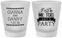 Custom Wedding Frosted Shot Glasses - I Do Me Too | 363