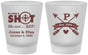 Custom Wedding Frosted Shot Glasses - Take A Shot She Said Yes | 370