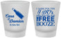 Custom Wedding Frosted Shot Glasses - I Do Free Booze | 371