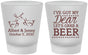 Custom Wedding Frosted Shot Glasses - Dear Beer | 372