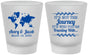 Custom Wedding Frosted Shot Glasses - Journey Traveling With | 374