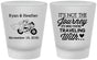 Custom Wedding Frosted Shot Glasses - Journey Traveling With | 385